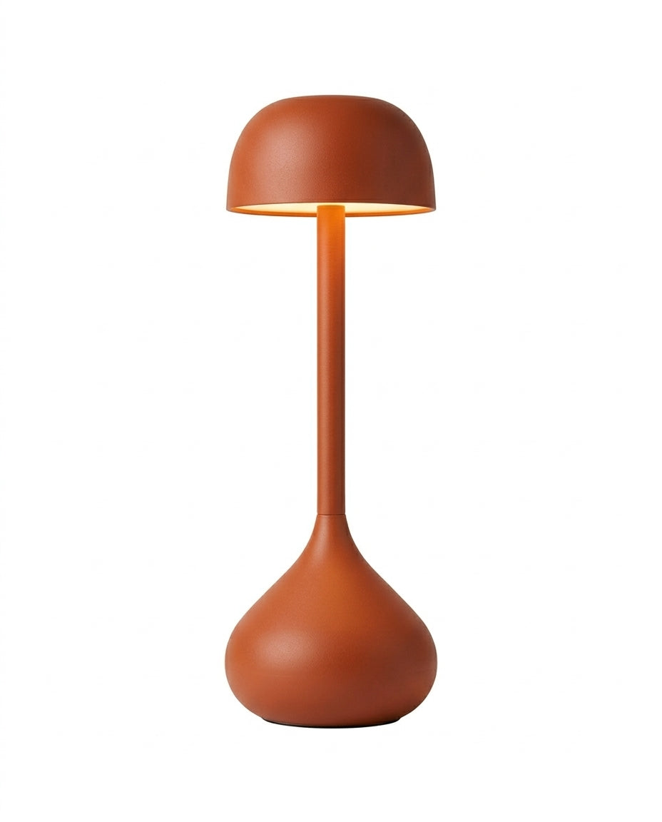 Wireless Dimmable Mushroom Table Lamp | Rechargeable
