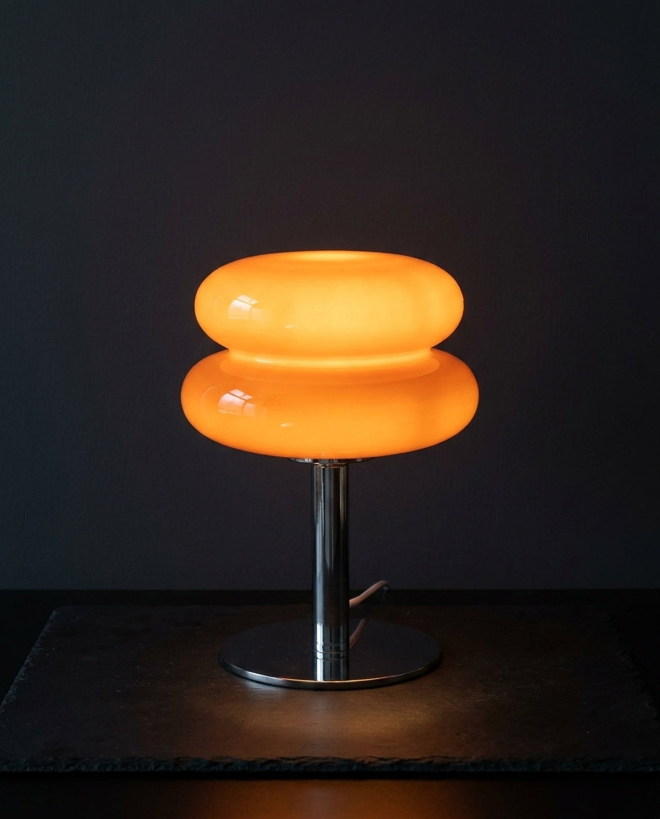 LED Bauhaus Table Lamp | Retro Orb Glow Desk Light