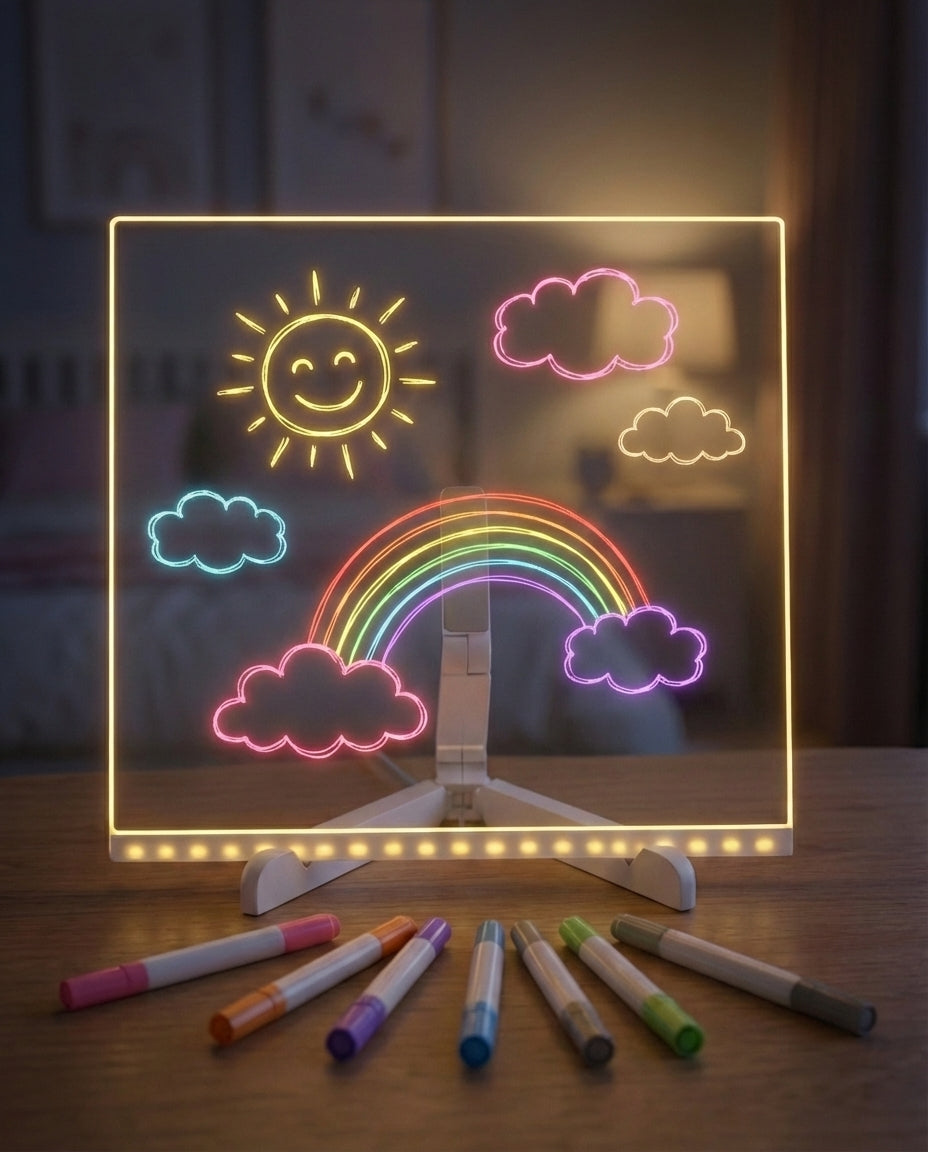 LED Drawing Board for Kids | GlowSketch Light Pad