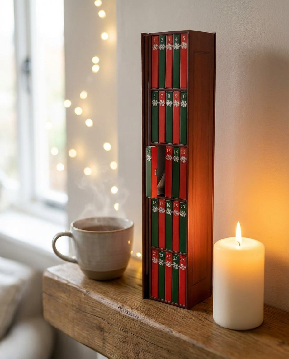 The Literary Bookshelf Countdown Calendar