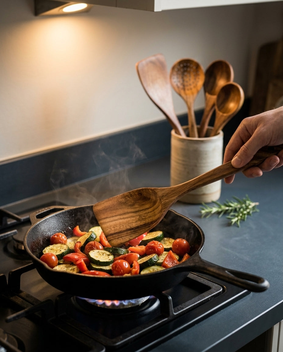 Wooden Kitchen Utensil Set 5-Piece | Acacia Wood