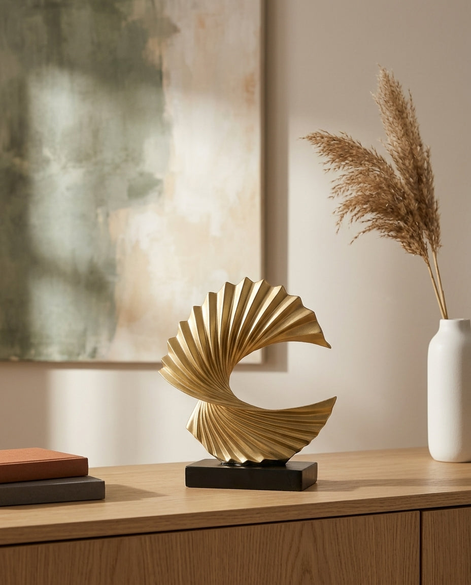 Half Moon Sculpture | Elegant Home & Office Décor