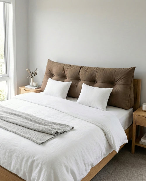 Bed Reading Pillow | Ergonomic Backrest Cushion for Sitting Up