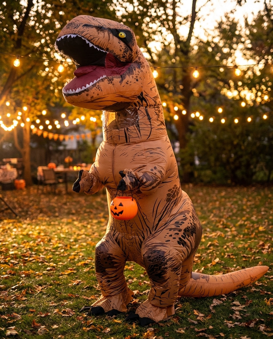 Inflatable T-Rex Costume – Kids & Adults | 2 Sizes