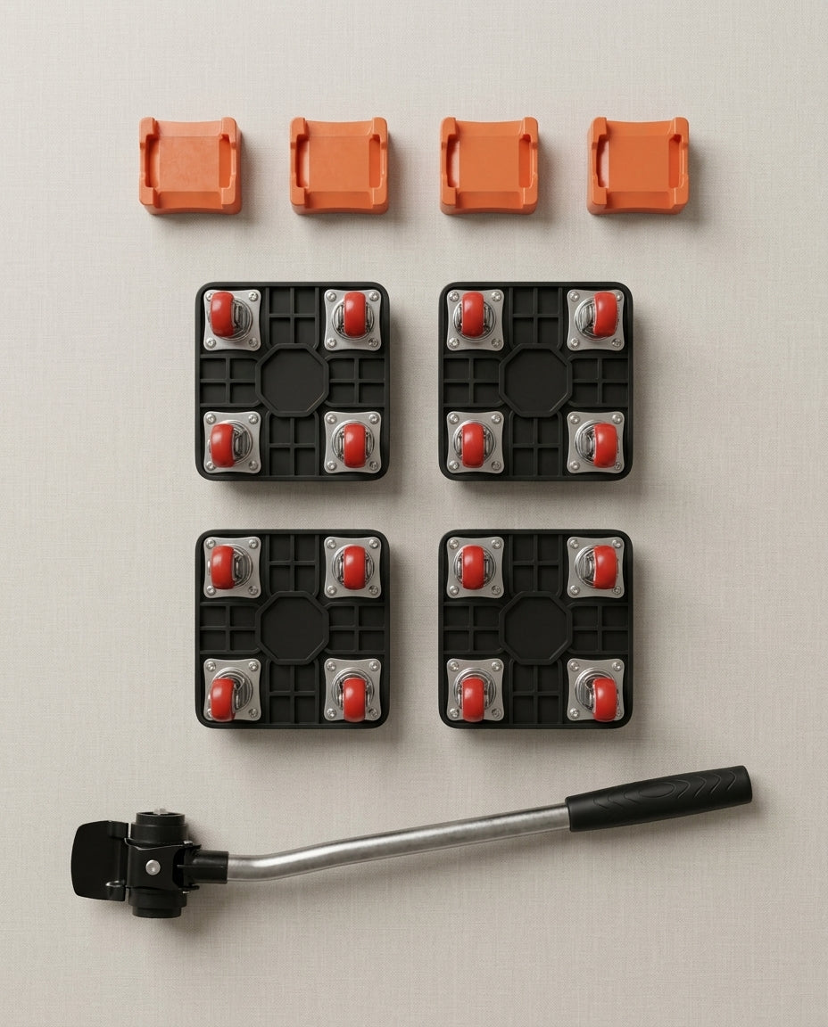 Heavy Furniture Mover Kit | Lift & Slide Up to 500 kg