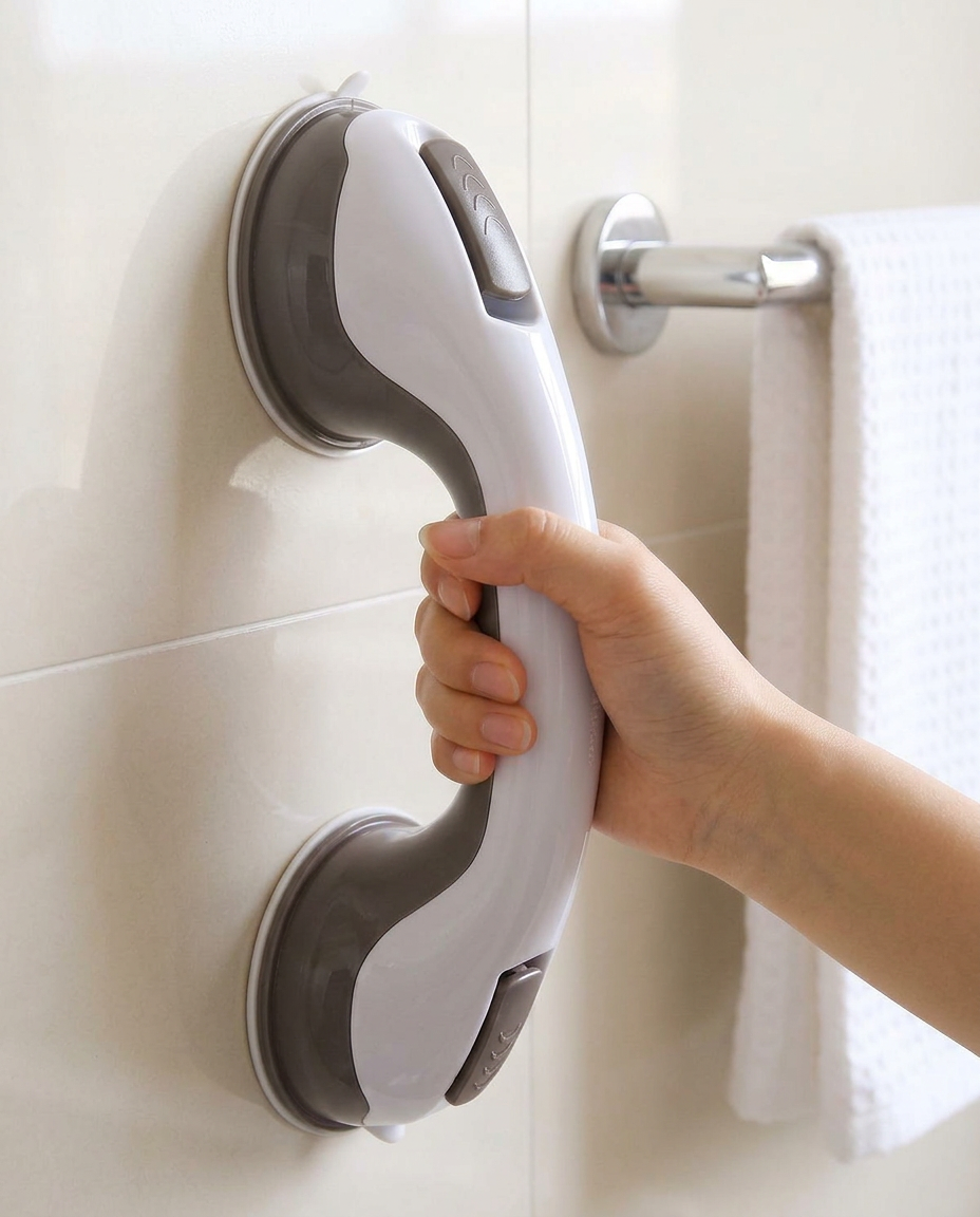 Grab Bar for Bathroom | Suction Cup Safety Handle