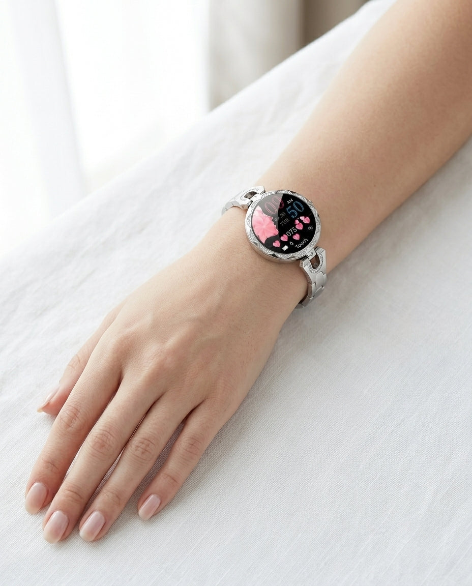 Ladies Fitness Smartwatch | Waterproof | Heart Rate Tracker