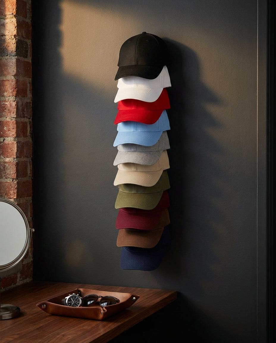 CapStack Pro – Vertical Hat Display Rack