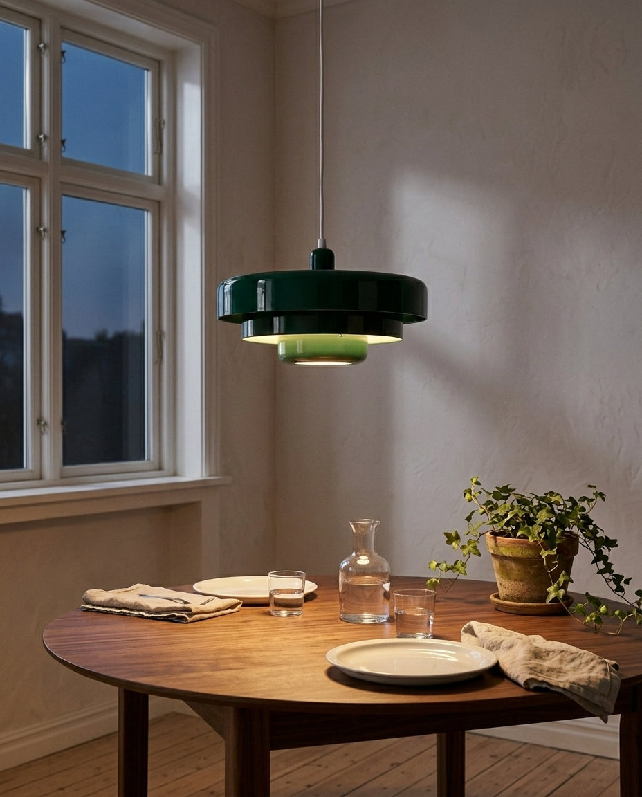 Nordic Pendant Light | Multi-Tier Vintage LED Ceiling Lamp