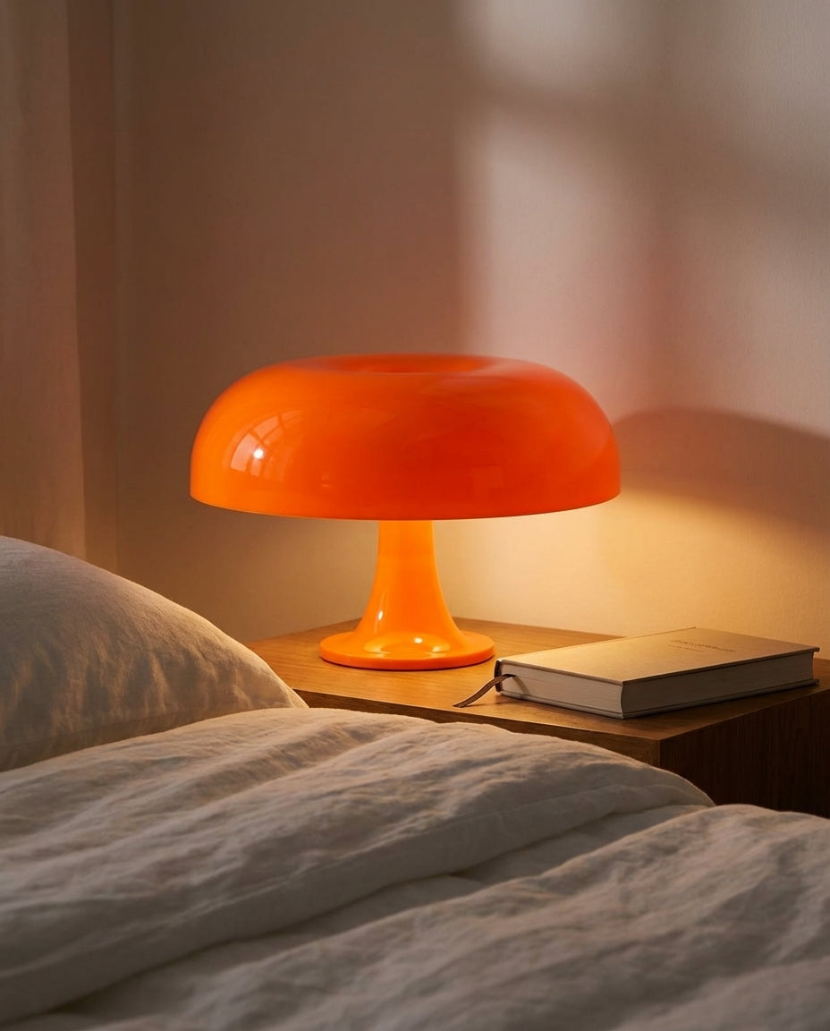 Portable Mushroom Lamp – Cordless Warm-Glow Table Light