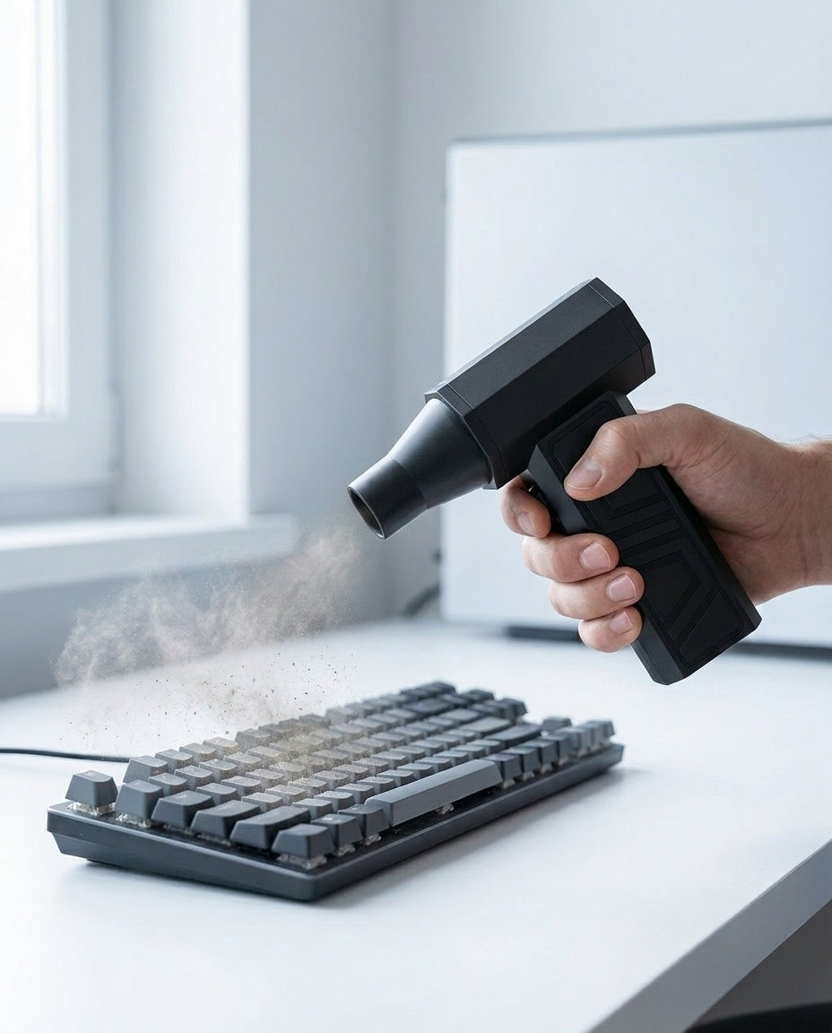 Mini Air Blower & Vacuum | 130,000 RPM Cordless Jet Fan