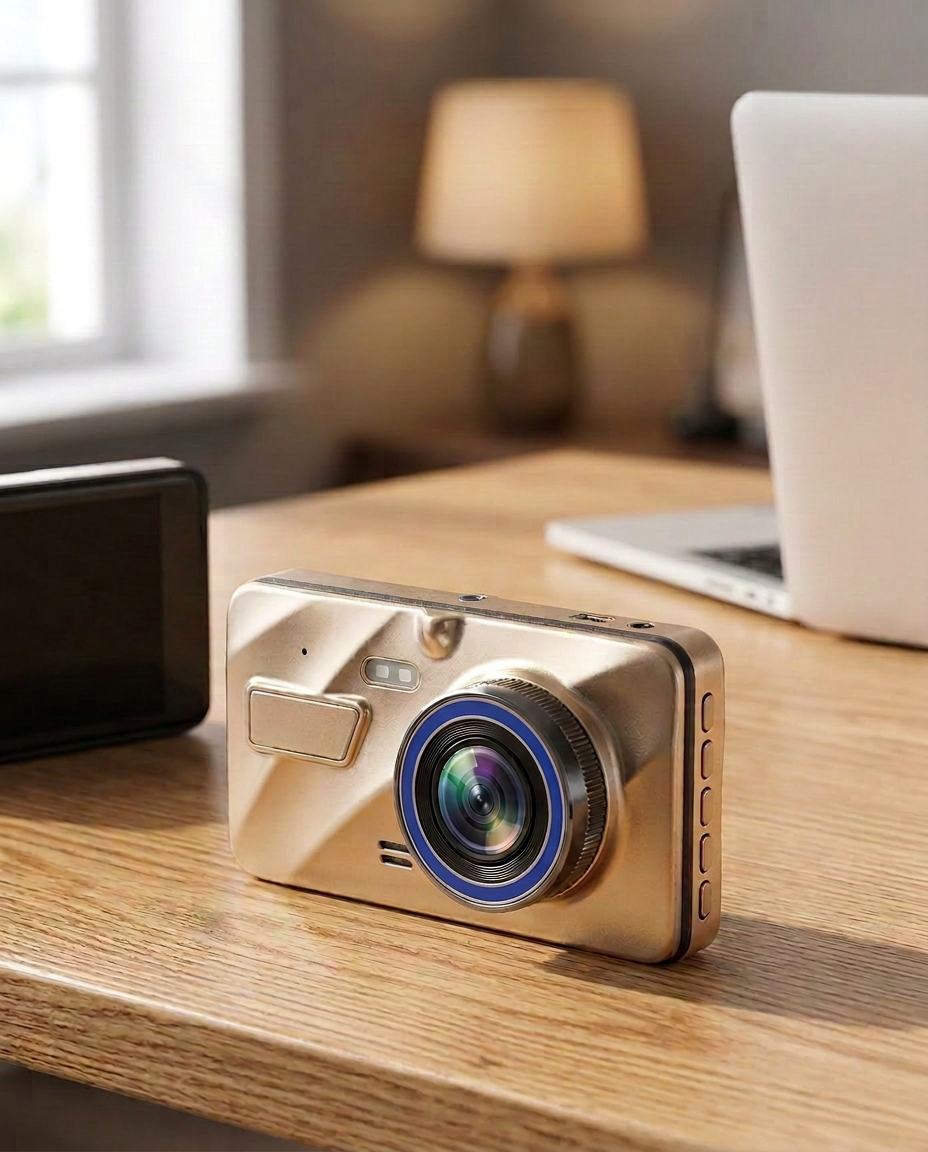 Dual Dashcam Front & Rear 1080P | Night Vision, G-Sensor