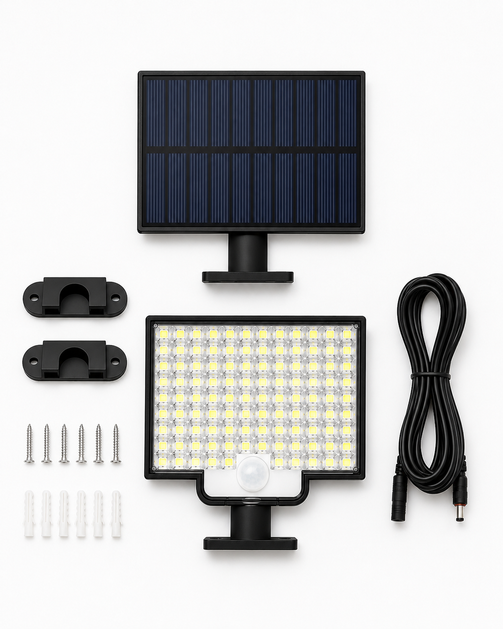 Solar Motion Sensor Light Outdoor | 106 LED 3000lm