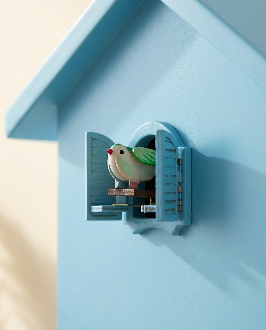 Cuckoo Wall Clock – Modern Minimalist Design | Silent Mode