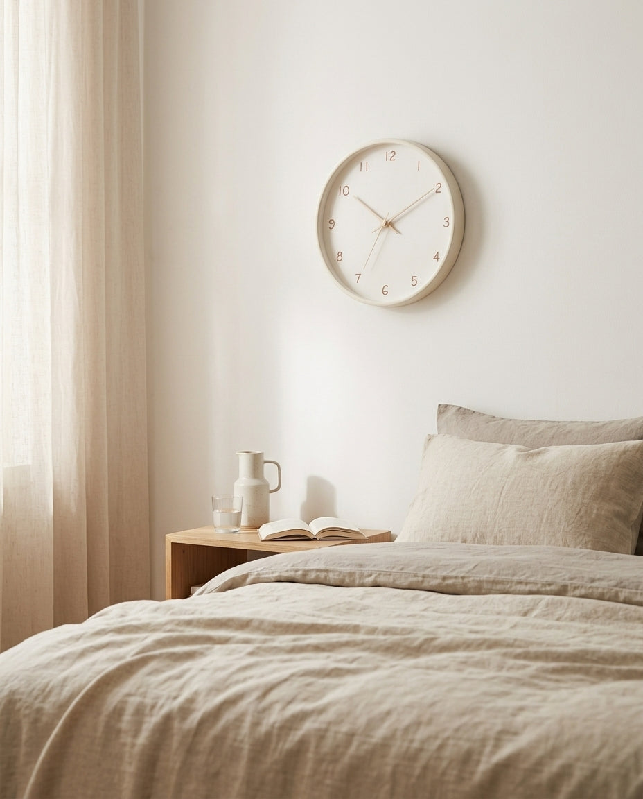Silent Wood Wall Clock | Analogue Sweep Movement