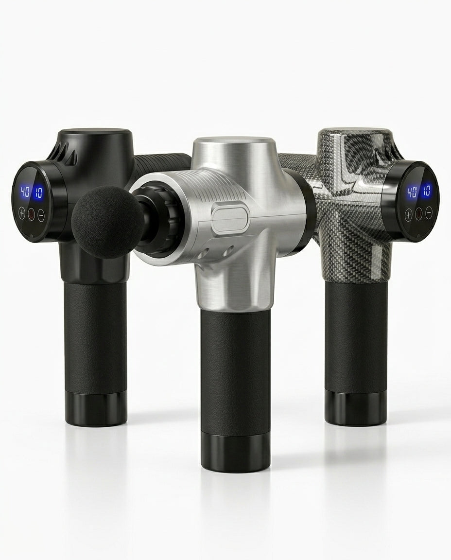 Massage Gun for Muscle Recovery – 6 Attachments & Case