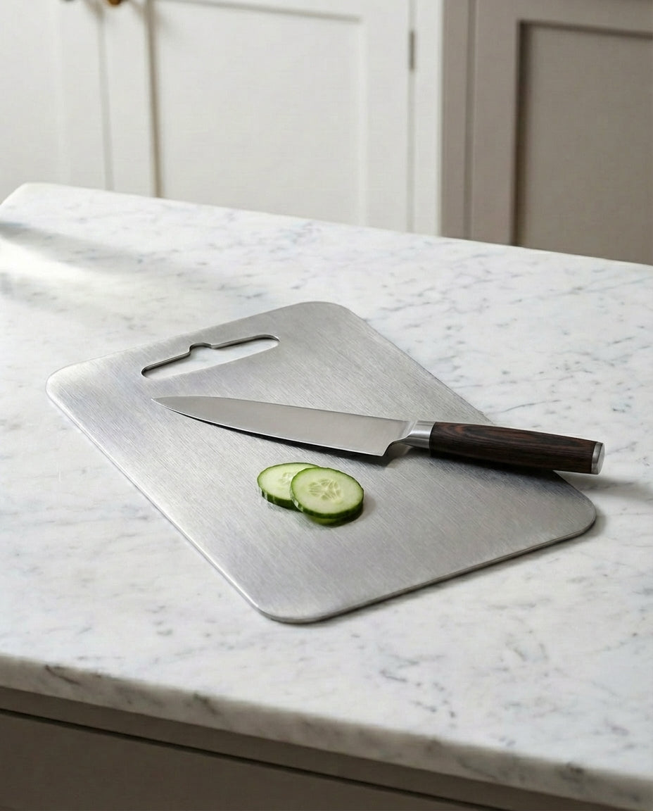 Titanium Steel Cutting Board | No BPA or Microplastics