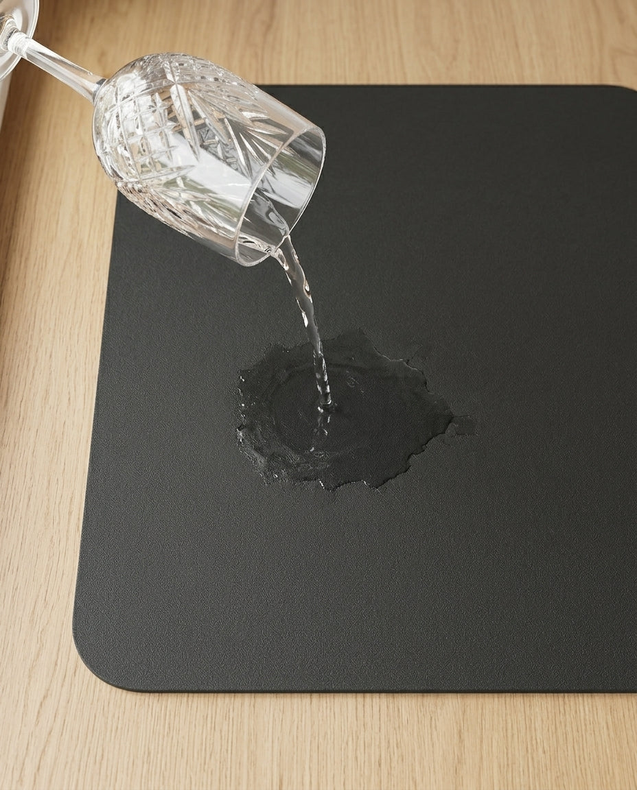 Kitchen Drying Mat – Fast-Absorbing Diatomite Dish Mat