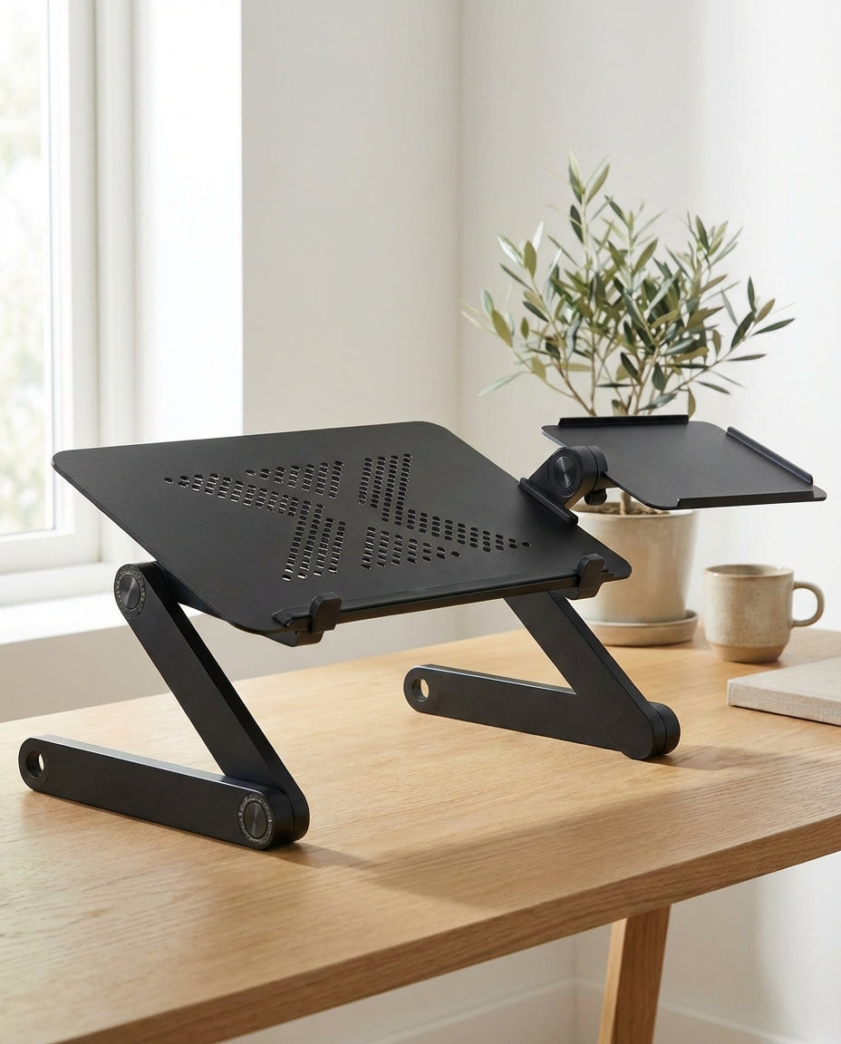 Adjustable Laptop Stand with Mouse Pad | OmniDesk Pro