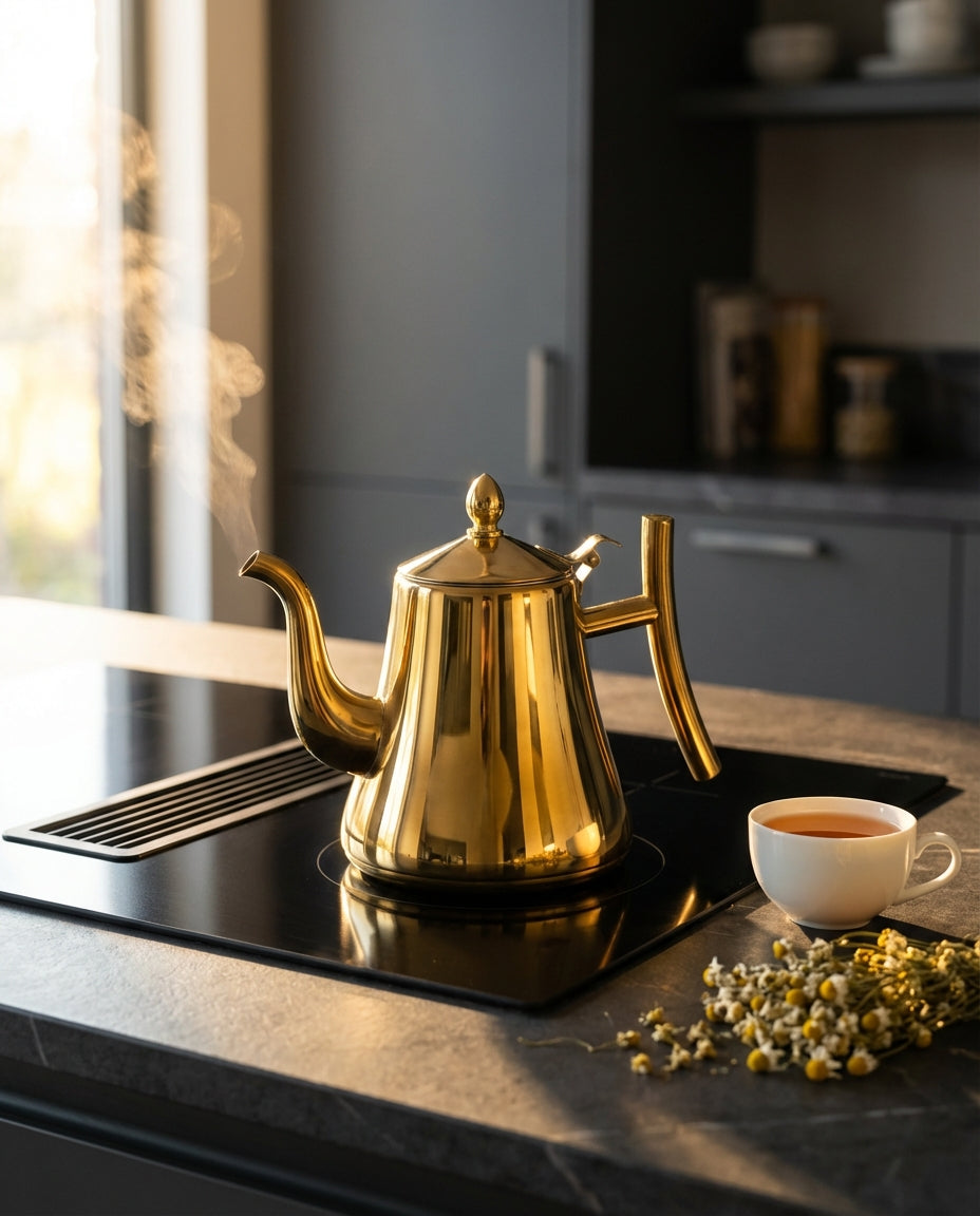 Induction Kettle with One Filter | Stainless Steel Tea Kettle