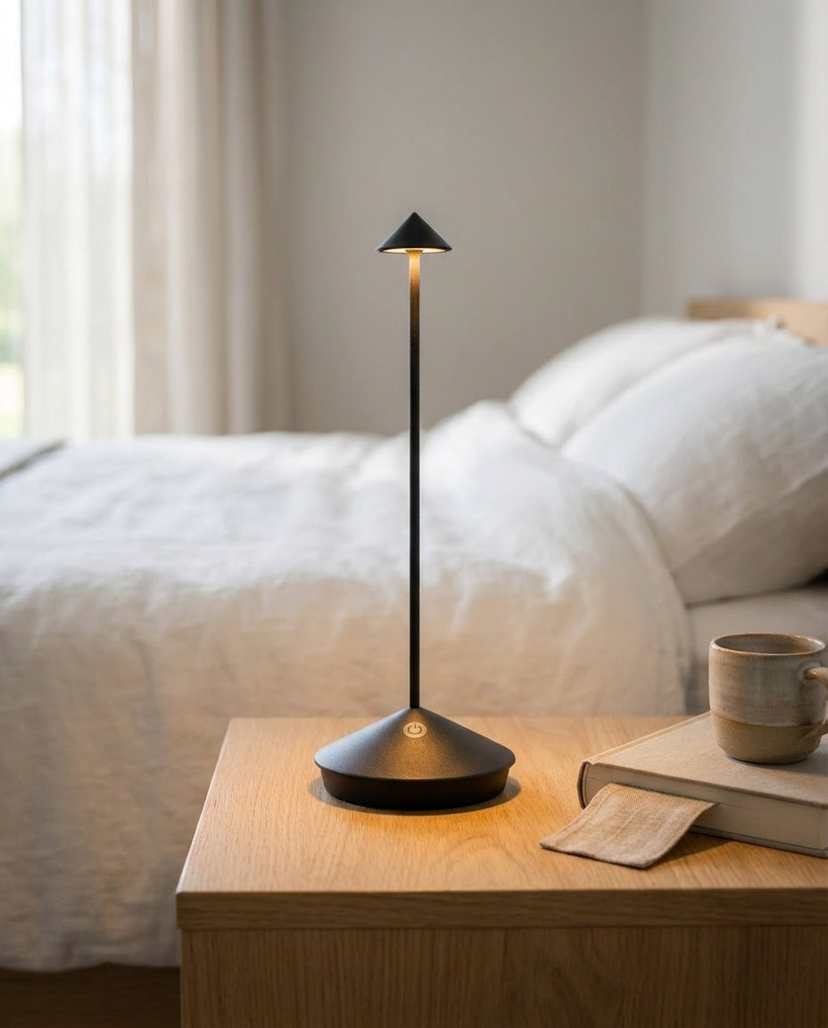 Cordless LED Table Lamp | Dimmable, Waterproof, Rechargeable