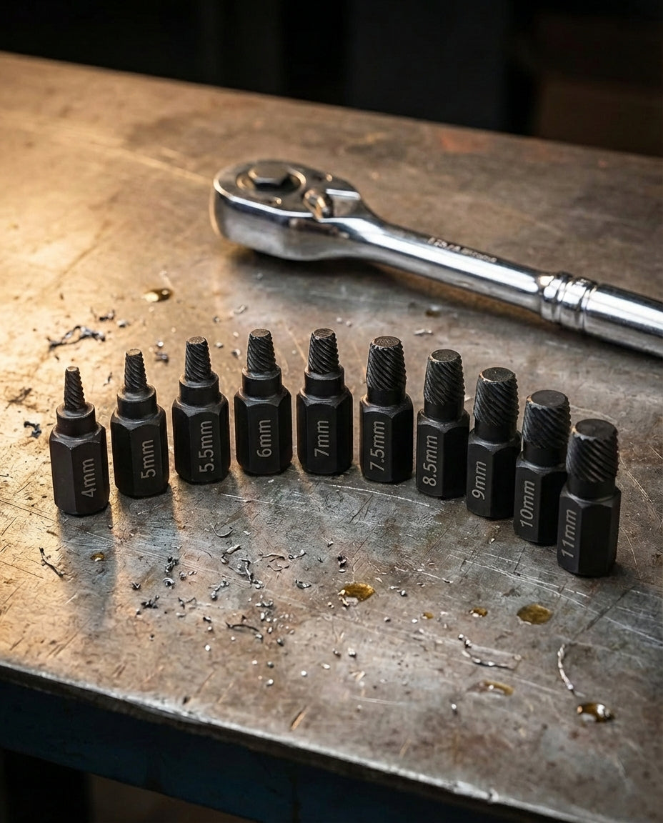 GripForce Pro 10-Piece Bolt Extractor Set