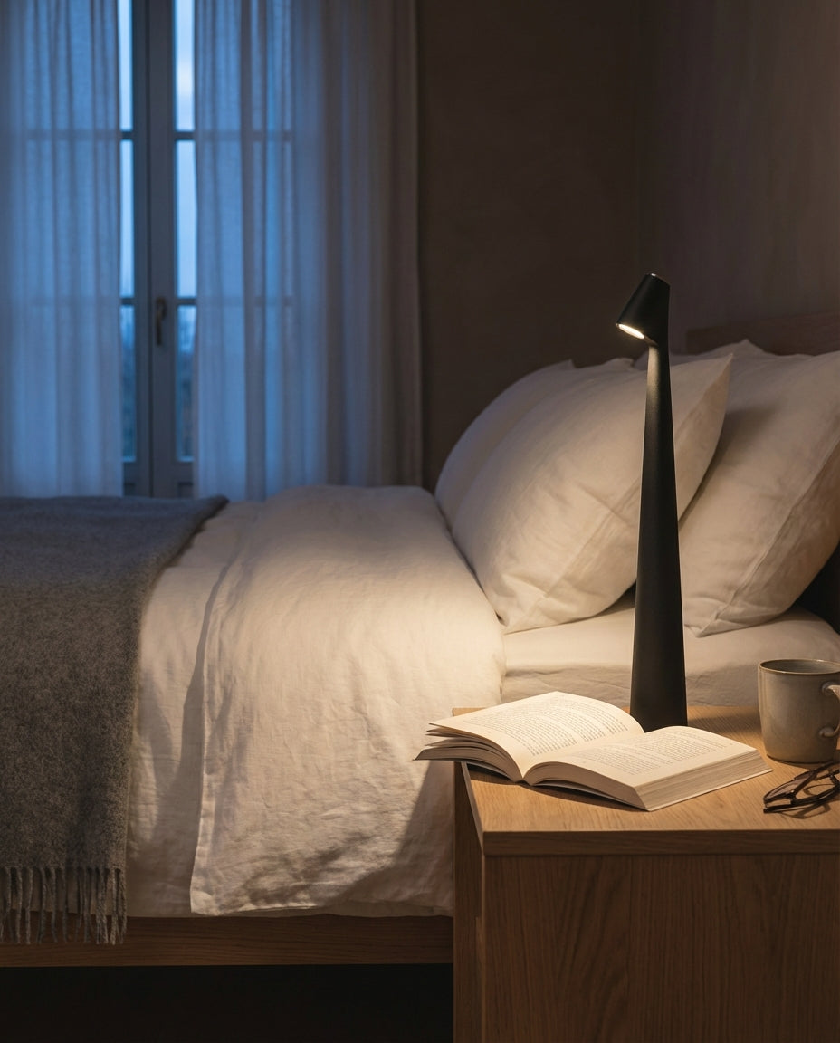 Cordless LED Table Lamp | Nordic Design | Touch Dimmer