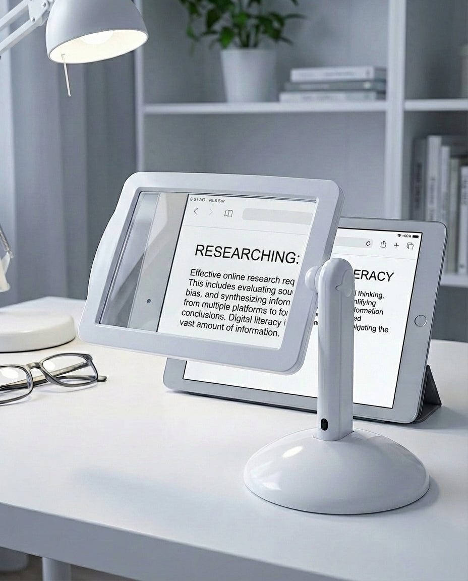 Page Magnifier with LED Light | ClaraVision Stand Magnifier