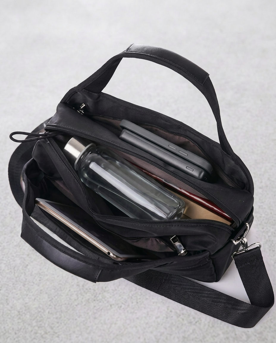 Anti-Theft Crossbody Handbag – Waterproof Oxford Tote