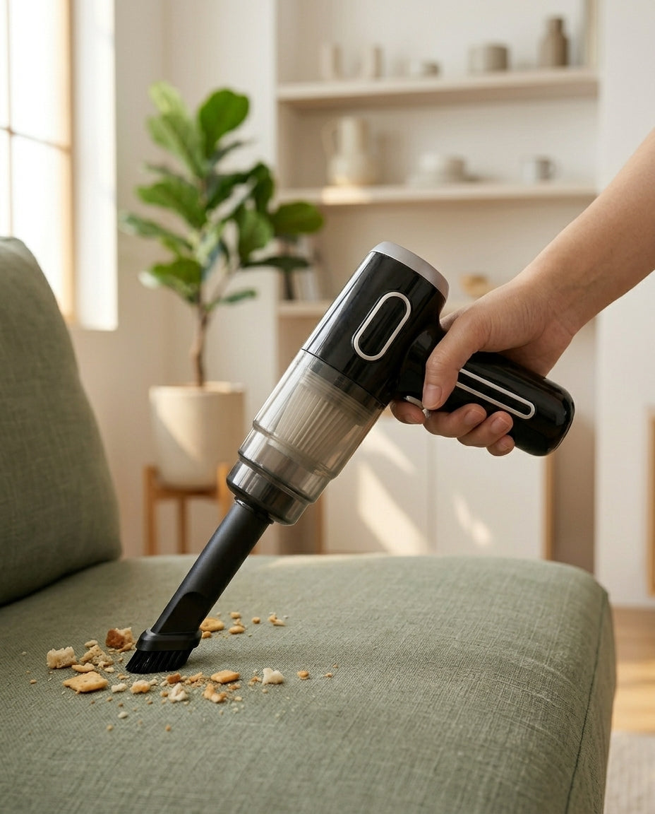 Portable Handheld Car Vacuum Cleaner | Wireless Rechargeable