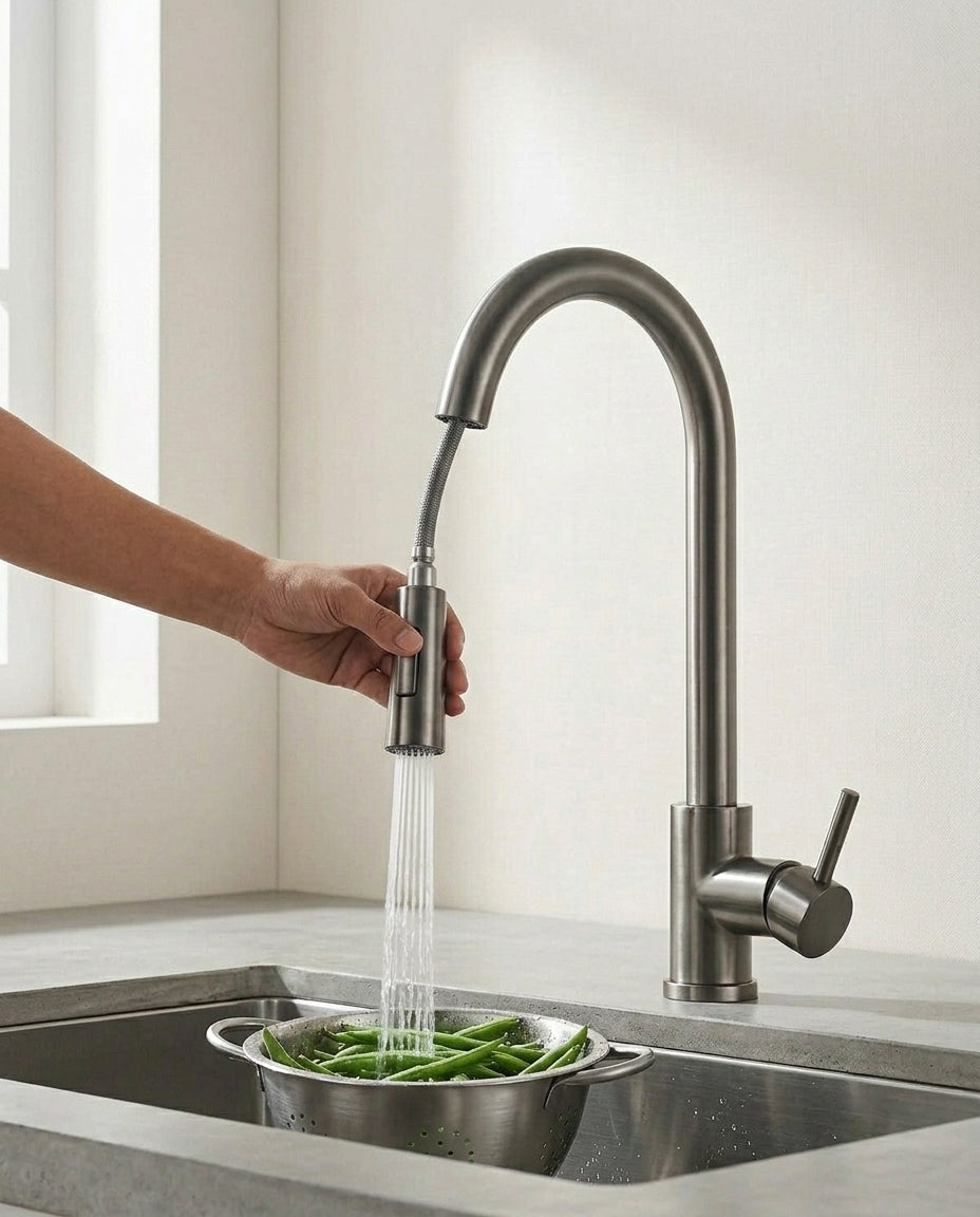 Touch Sensor Kitchen Tap with Pull-Out Spray | SilkFlow Pro