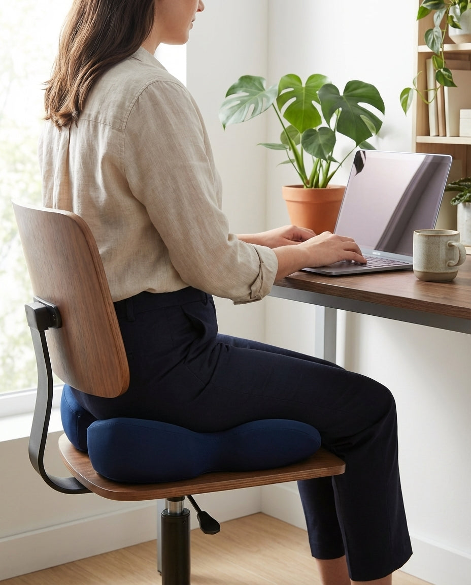 Coccyx Relief Seat Cushion | Memory Foam Orthopaedic Support