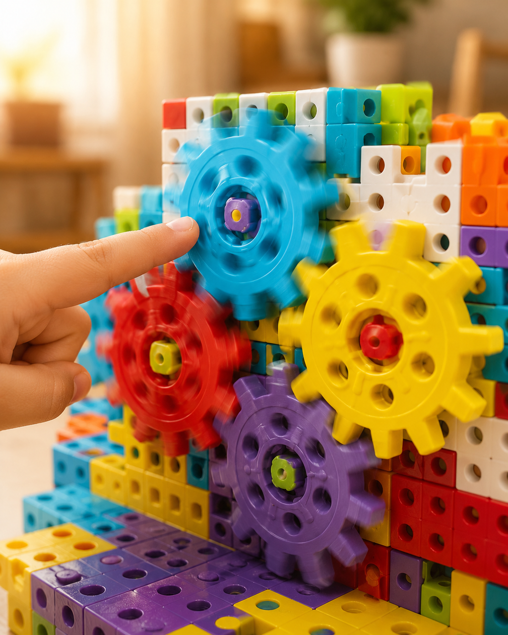 Gearo | Montessori 3D Gear & Puzzle Building Set