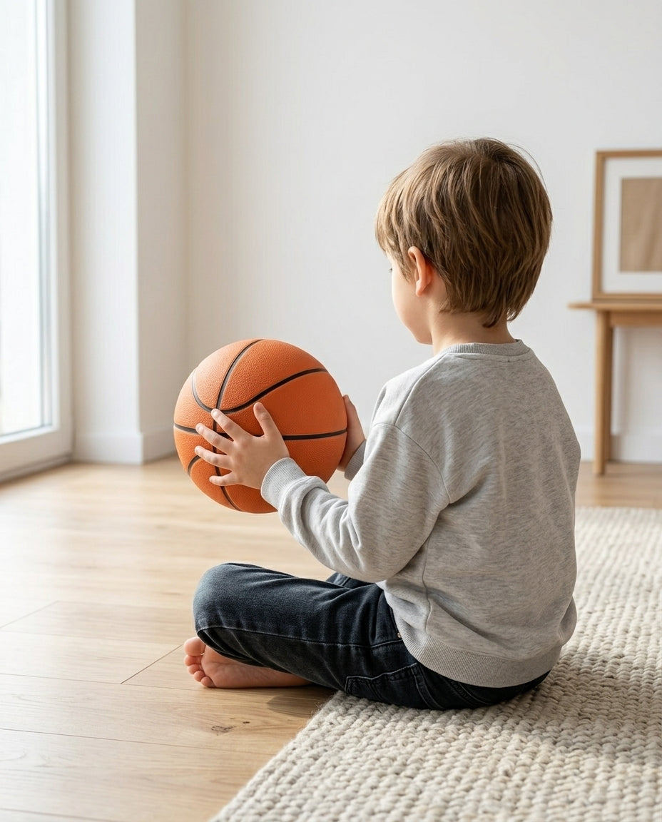 Silent Indoor Basketball | Soft Bounce Foam Ball