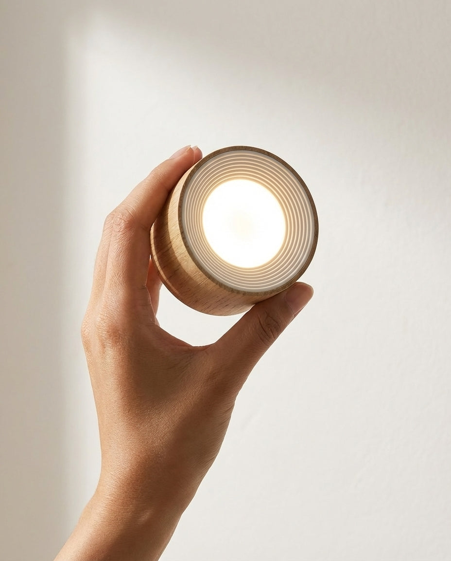 Wireless Rechargeable Wall Light | 360° Dimmable Spotlight