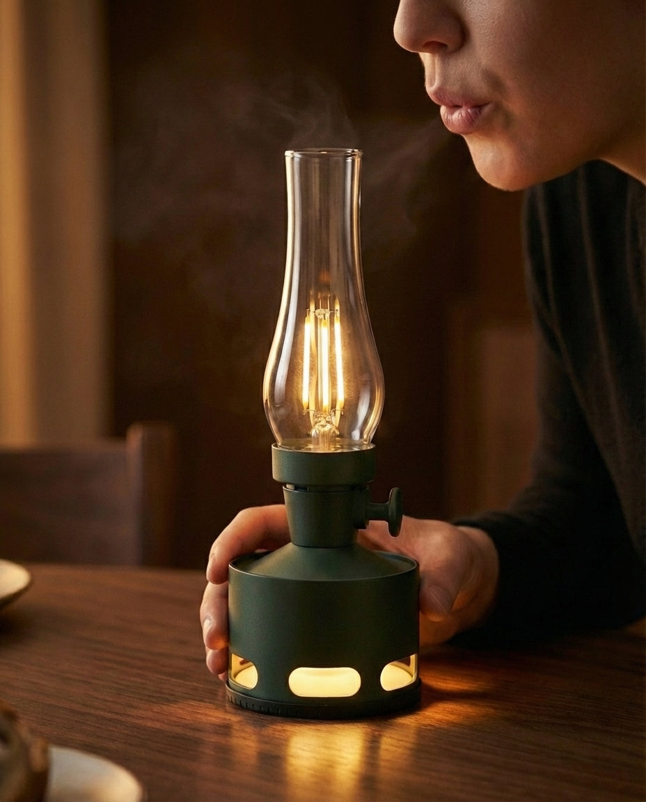 Rechargeable Vintage LED Lantern – WickGlow | USB-C