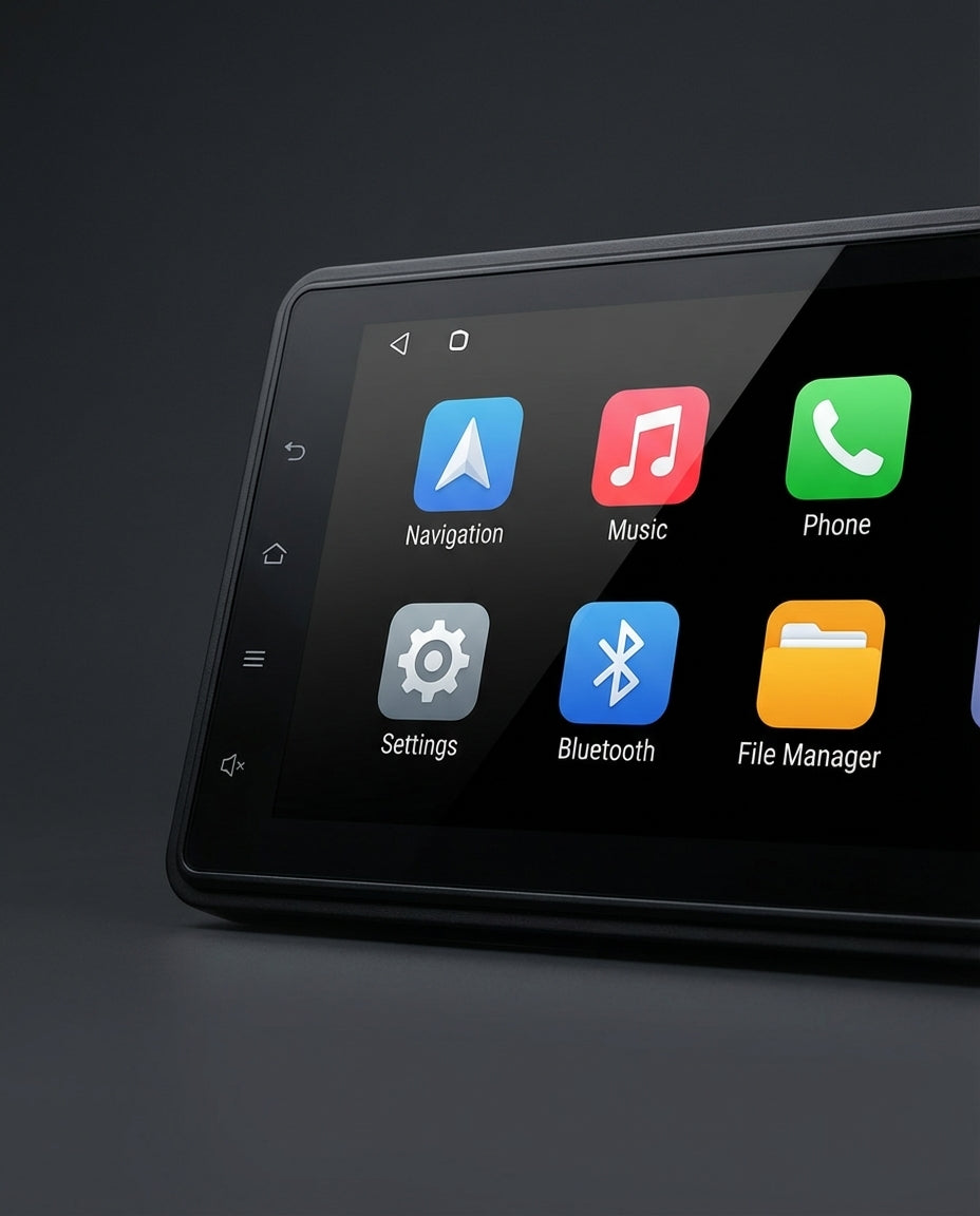 Double DIN Android Car Radio | GPS, BT & App Store