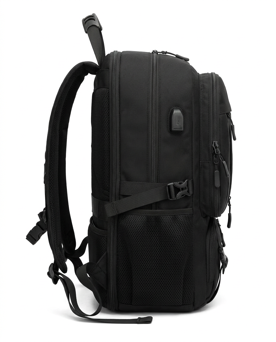 Expandable Travel Backpack 60L – Carry-On Rucksack