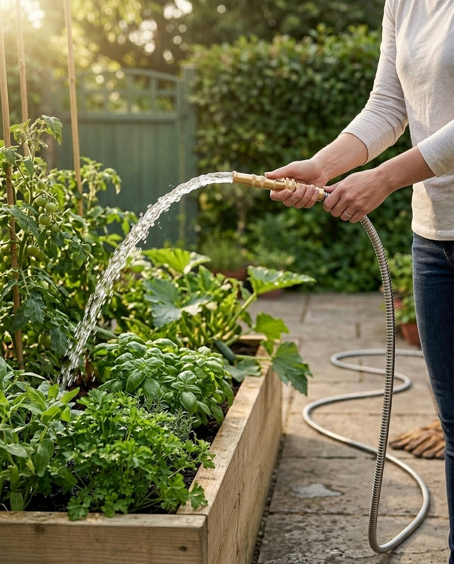 Stainless Steel Garden Hose | Brass Connector – 30 m