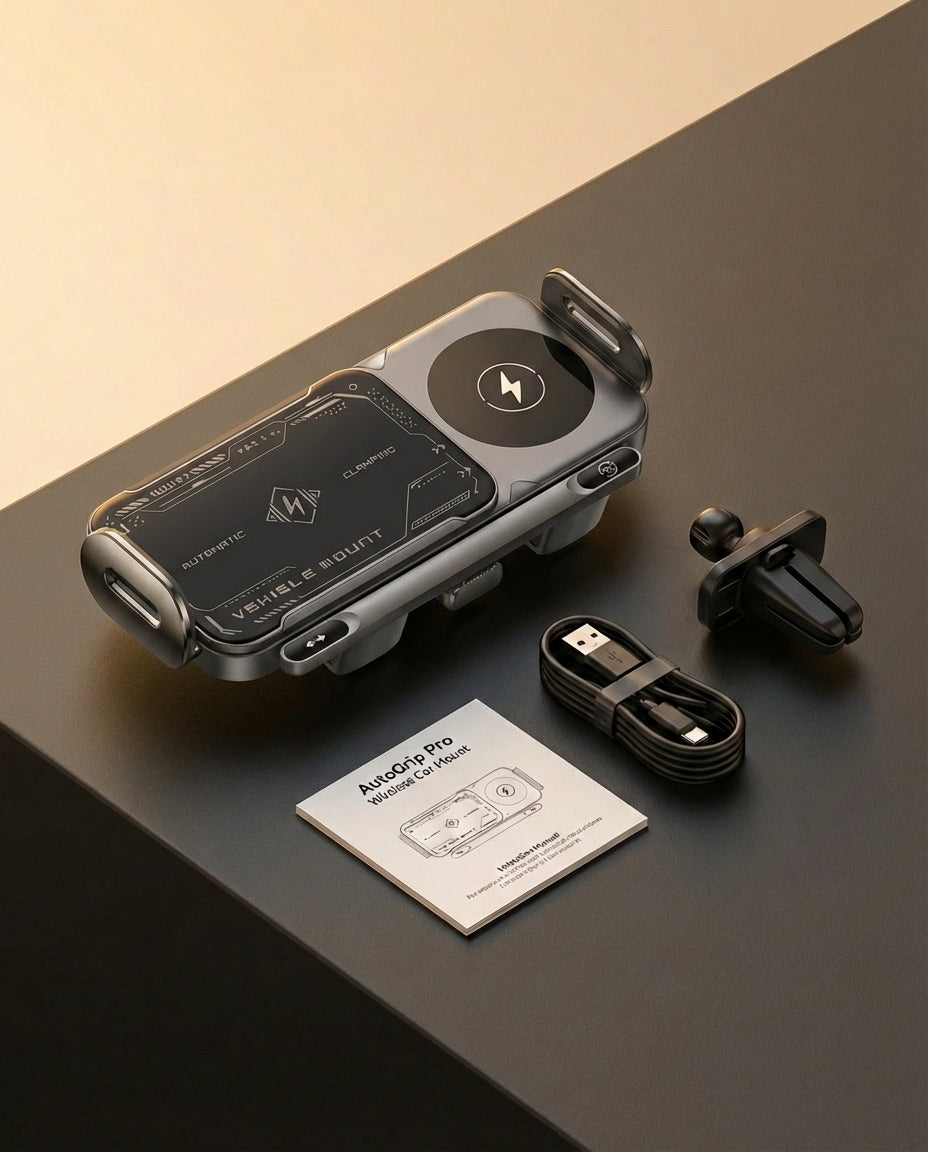 AutoGrip Pro Wireless Car Mount