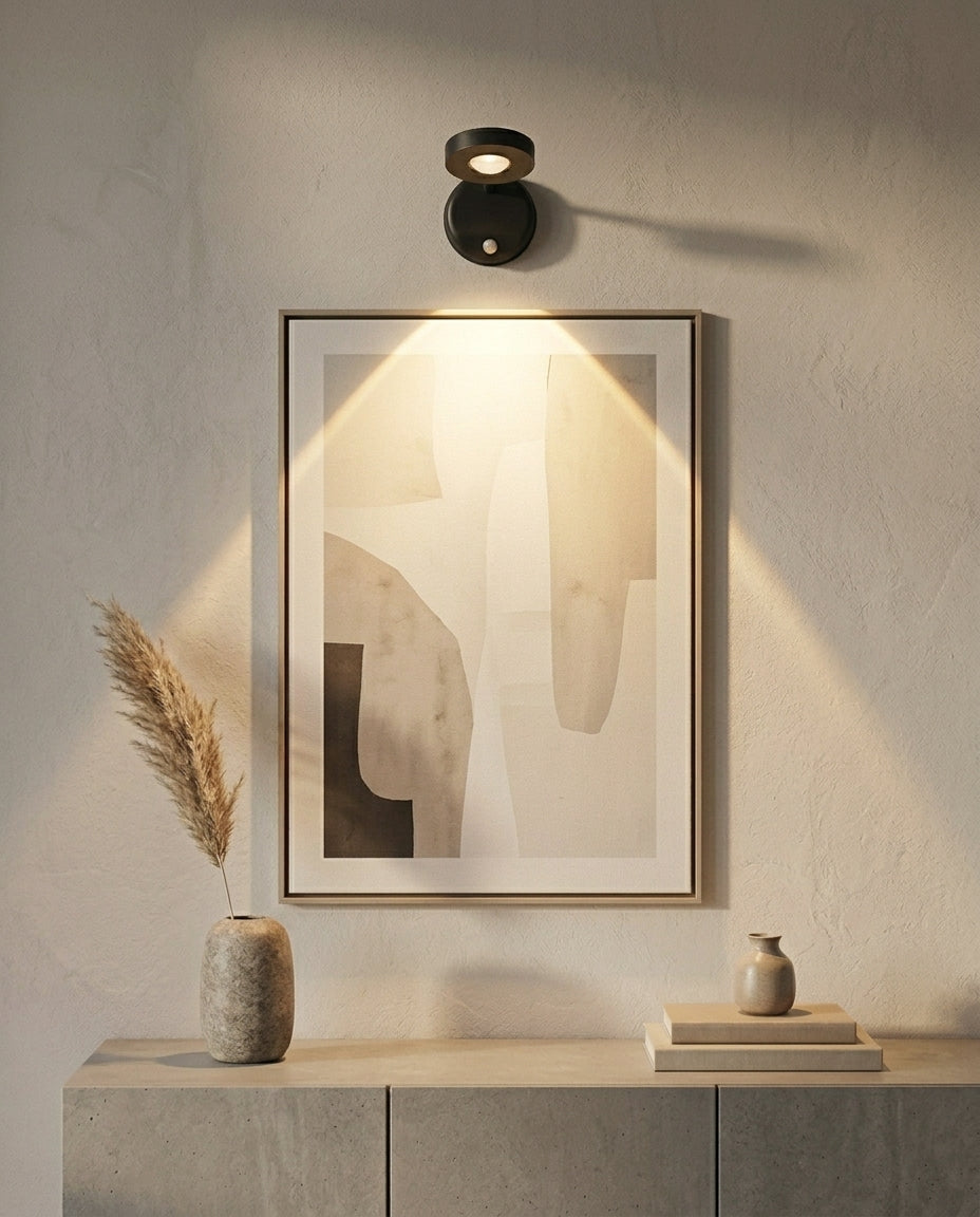 Wireless LED Spotlight with Motion Sensor | LumaSwivel 360