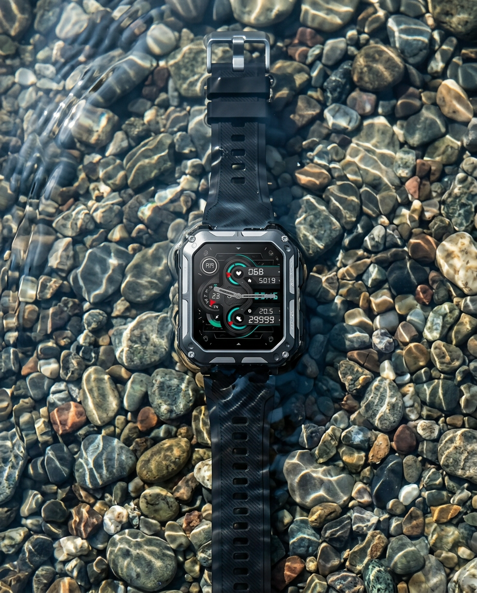 Rugged Smart Watch | Outdoor Tactical Sport Smartwatch