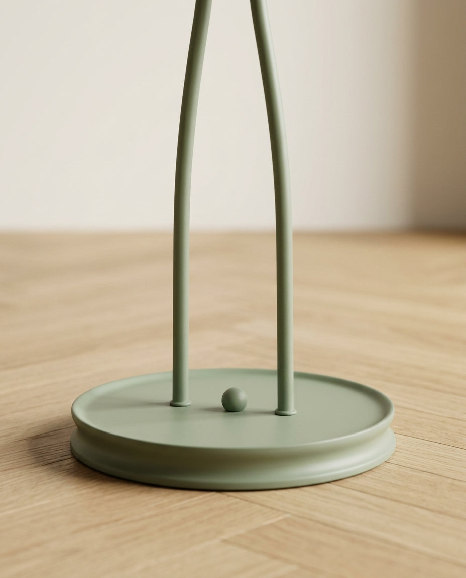 LED Floor Lamp Calla Flower Design | Matte Green