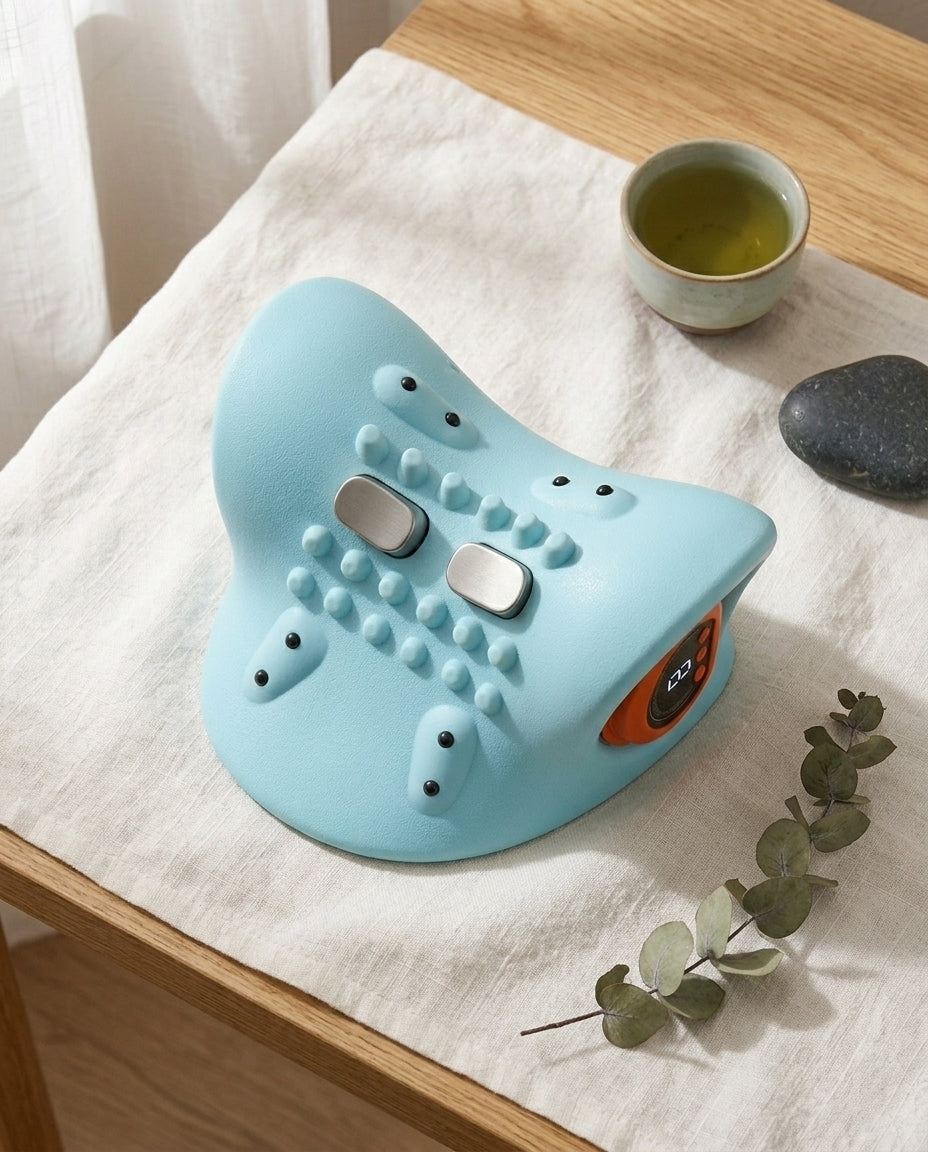 EMS Neck Massager | Deep Muscle Relief & Heat Therapy