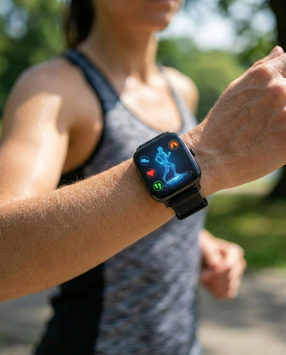 Health Smartwatch – ECG, Blood Pressure & Heart Rate Monitor