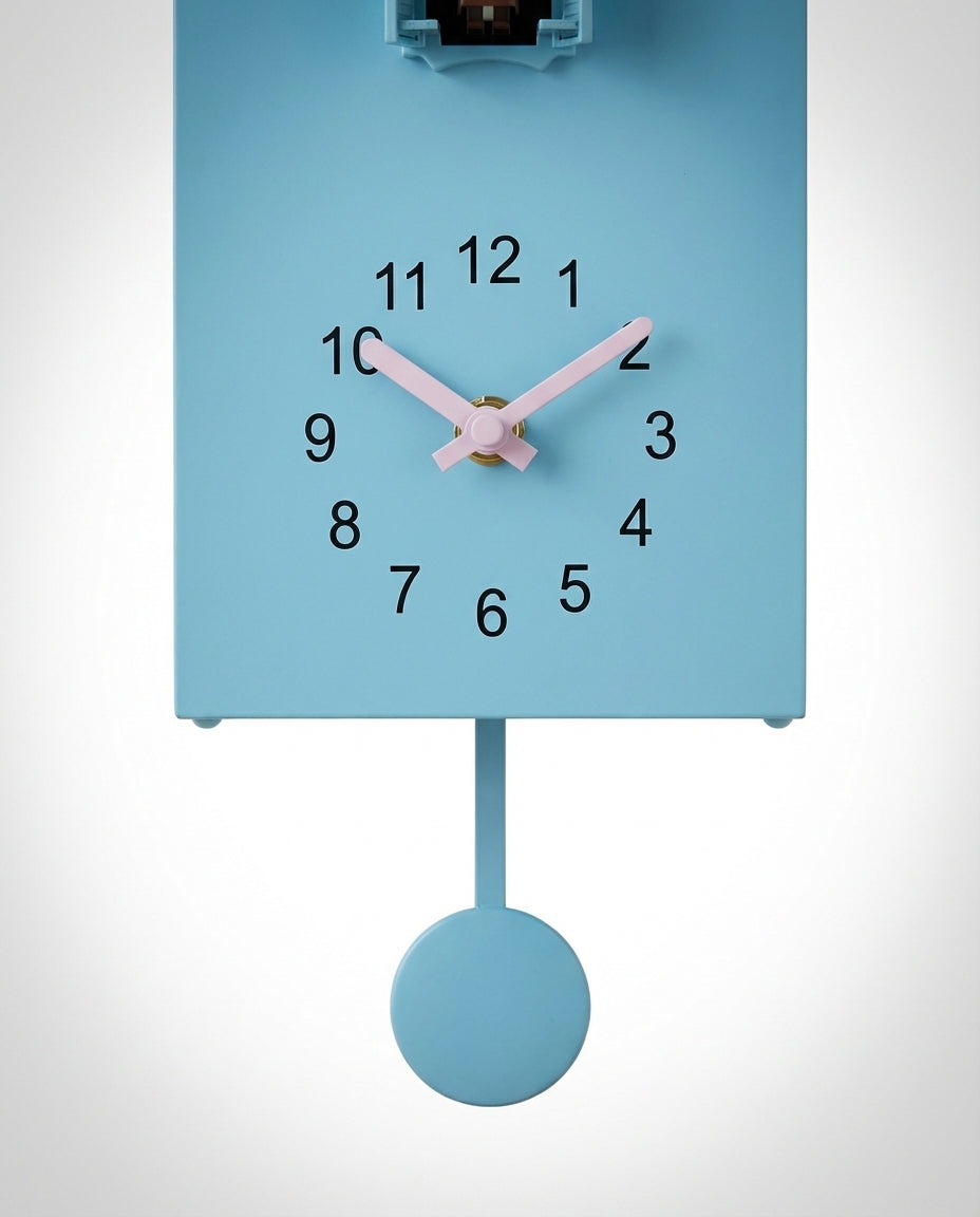 Cuckoo Wall Clock – Modern Minimalist Design | Silent Mode