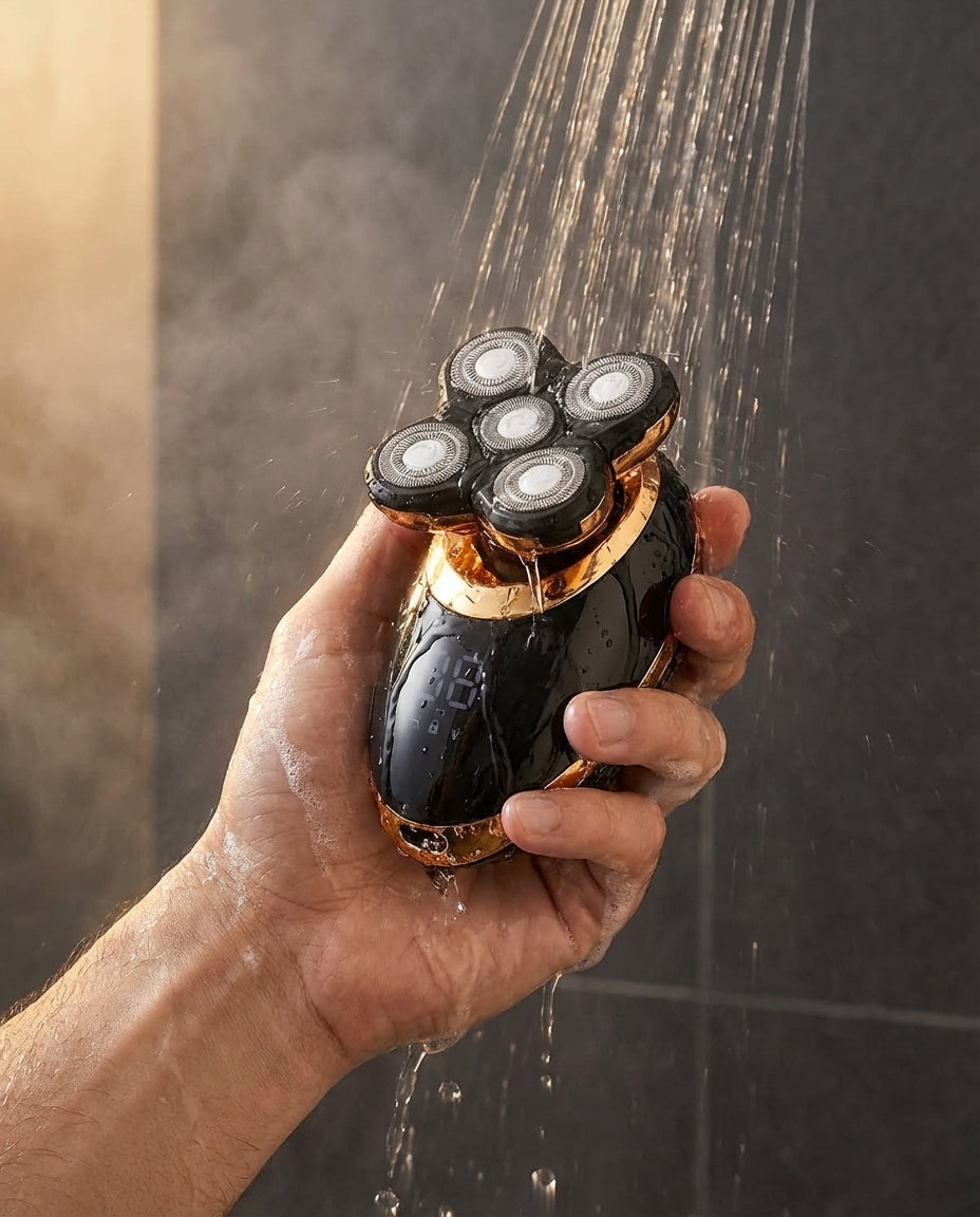 Men's Rotary Shaver – Waterproof Wireless Trimmer