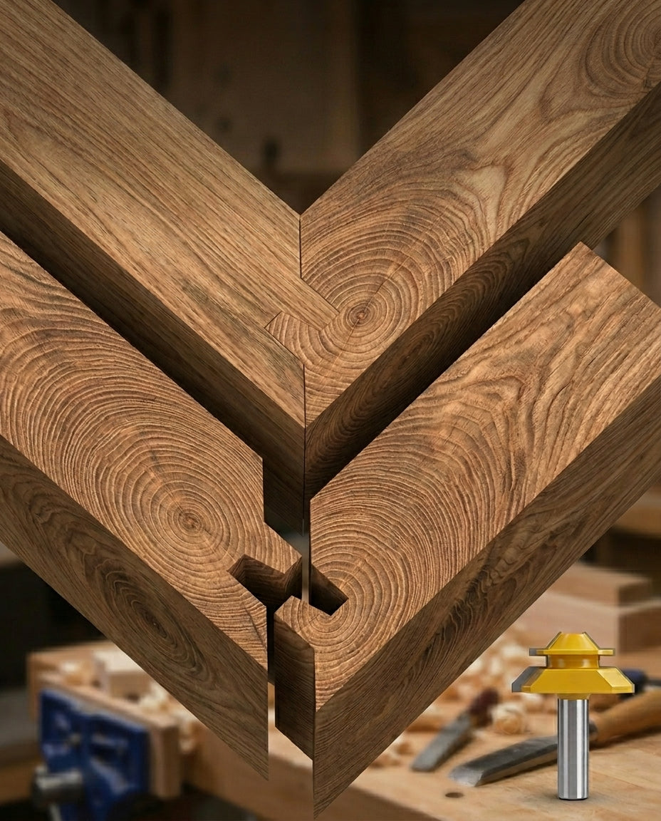 MitreForge 45° Lock Mitre Router Bit