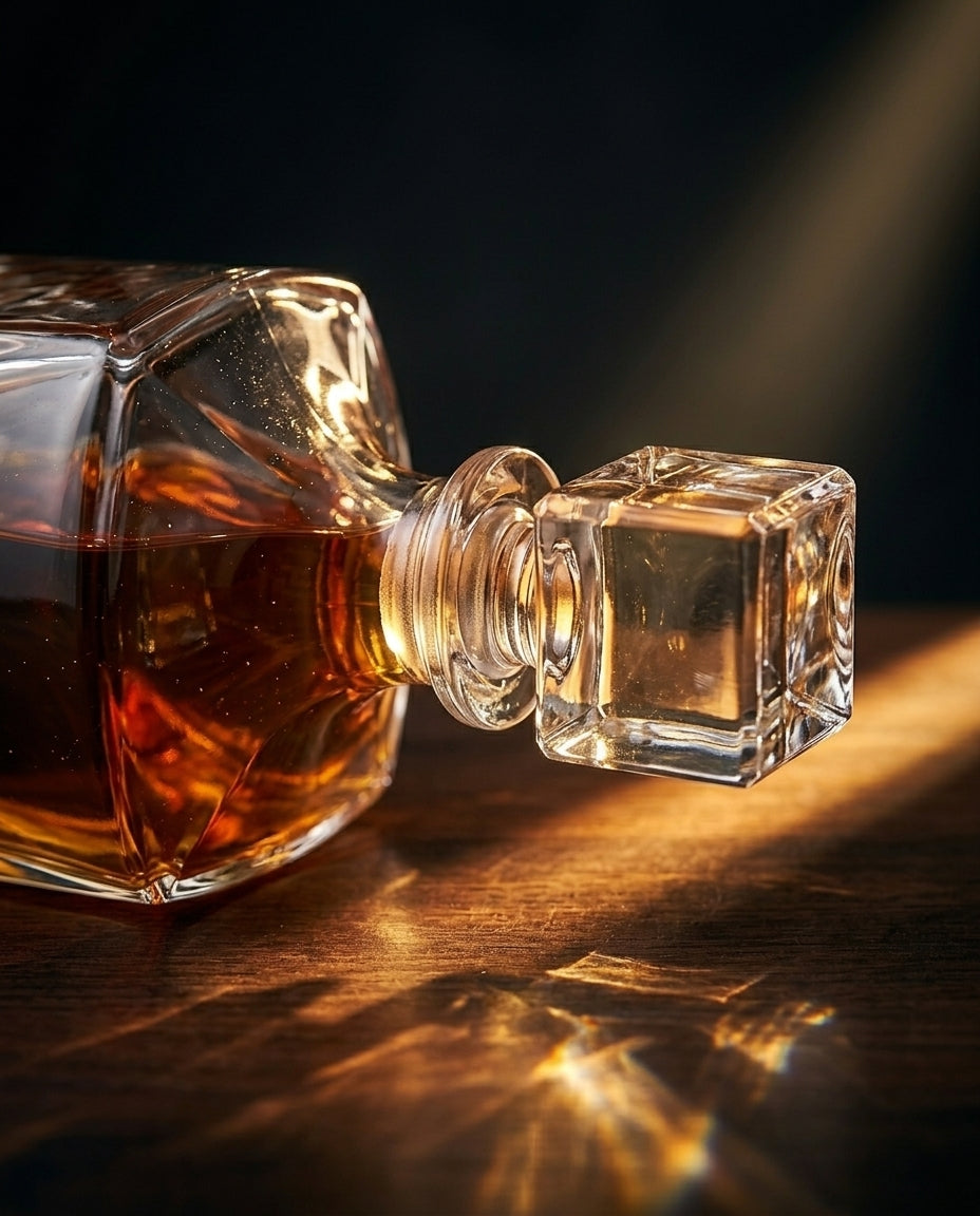 Crystal Whisky Decanter Set | Carafe & Glasses Gift Box