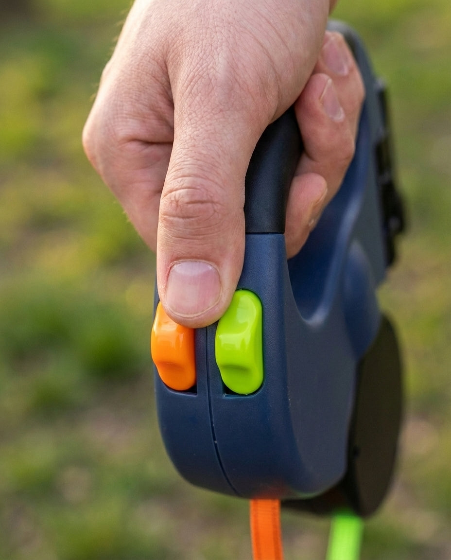 Dual Dog Lead | Retractable Double Dog Lead for Two Dogs